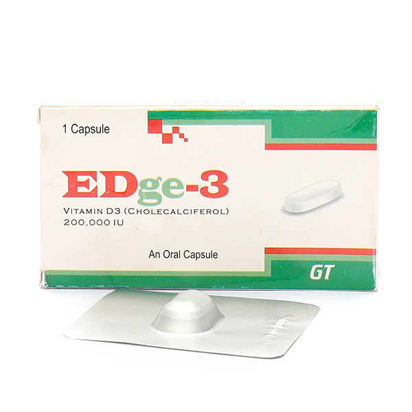 Edge-3 Tablets 200000IU (1 Box = 1 Strip)(1 Strip = 1 Tablet)
