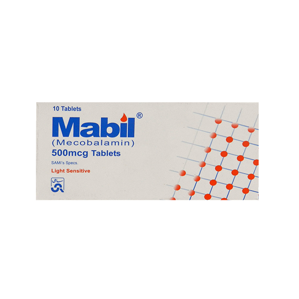Mabil Tablets 500Mcg (1 Box = 3 Strips) (1 Strip = 10 Tablets)