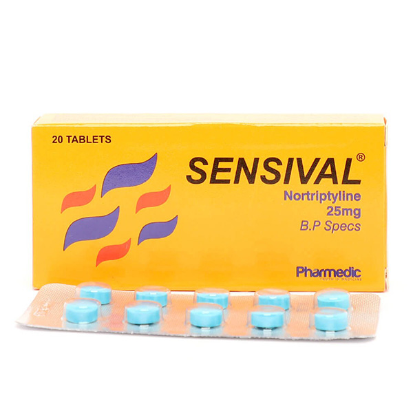 Sensival Tablets 25mg (1 Box = 2 Strips) (1 Strip = 10 Tablets)