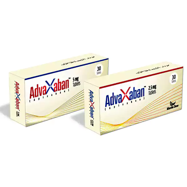 Advaxaban Tablets 5mg (1 Box = 3 Strips) (1 Strip = 10 Tablets)
