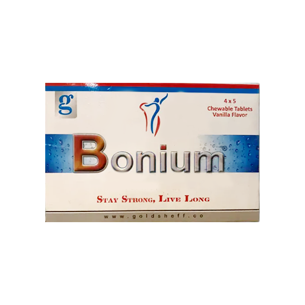 BONIUM CHEWABLE TABLETS 20S (PACK SIZE 4X5S)