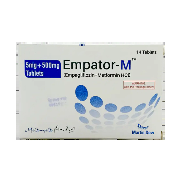 Empator-M Tablets 5/500mg (1 Strip = 7 Tablets)