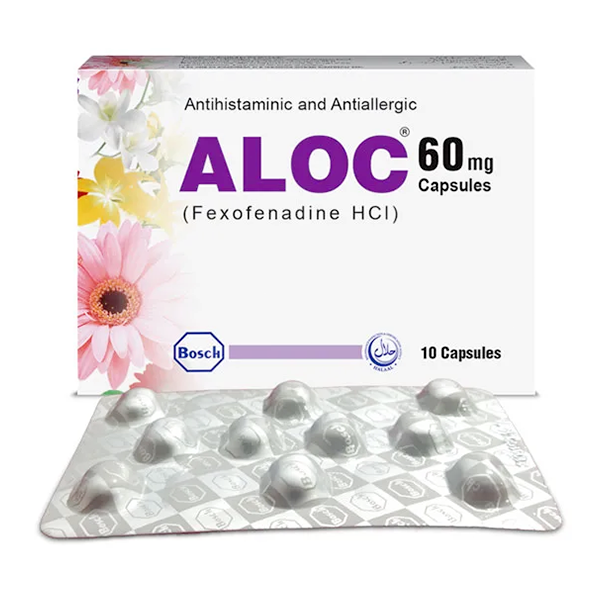 Aloc Capsules 60Mg (1 Box = 1 Strip)(1 Strip = 10 Capsules)
