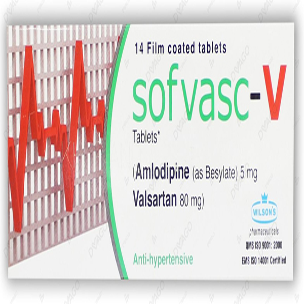 Sofvasc-V Tablets 5/80Mg (1 Box = 1 Strip)(1 Strip = 14 Tablets)