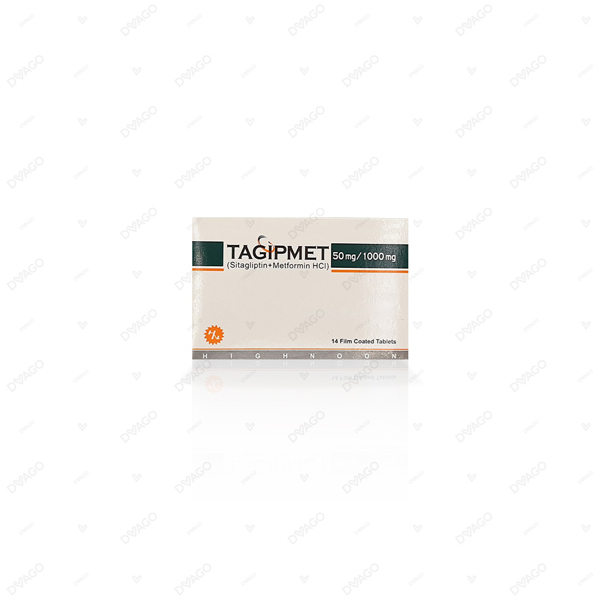 Tagipmet Tablets 50mg/1000mg (1 Box = 2 Strips) (1 Strip = 7 Tablets)