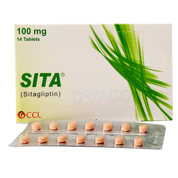Sita Tablets 100Mg (1 Box = 1 Strip)(1 Strip = 14 Tablets)