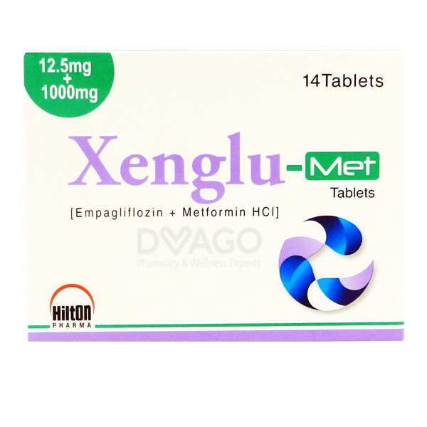 Xenglu-Met Tablets 12.5mg/1000mg (1 Box = 2 Strips) (1 Strip = 7 Tablets)