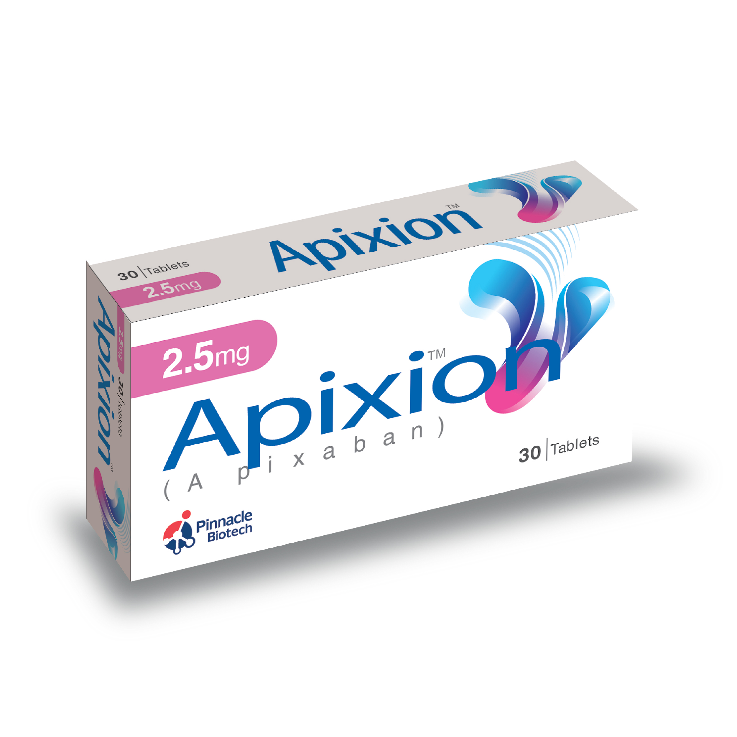 Apixion Tablets 2.5mg (1 Box = 3 Strips) (1 Strip = 10 Tablets)