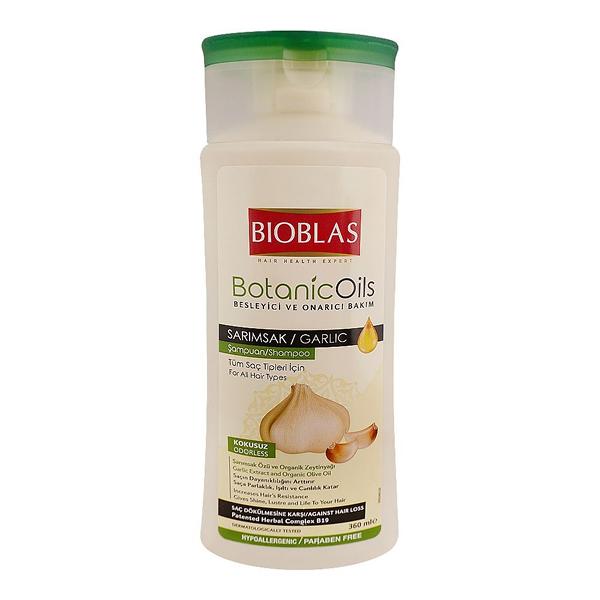 Bioblas Botanic Oil Nourishing And Repairing Care Garlic Shampoo 360Ml