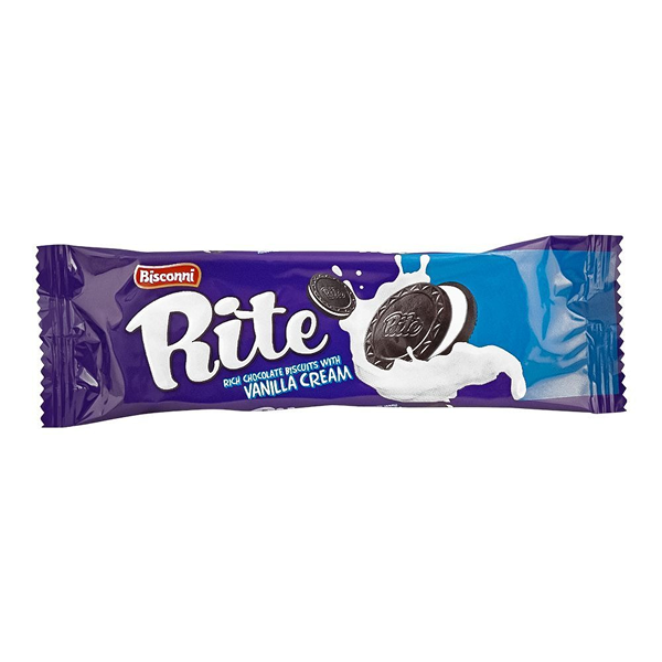 Bisconni Rite Chocolate Biscuits With Vanilla Cream Rs30