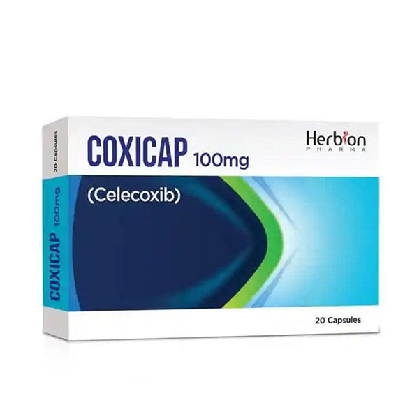 Coxicap Capsules 100mg (1 Box = 2 Strips) (1 Strip = 10 Capsules)