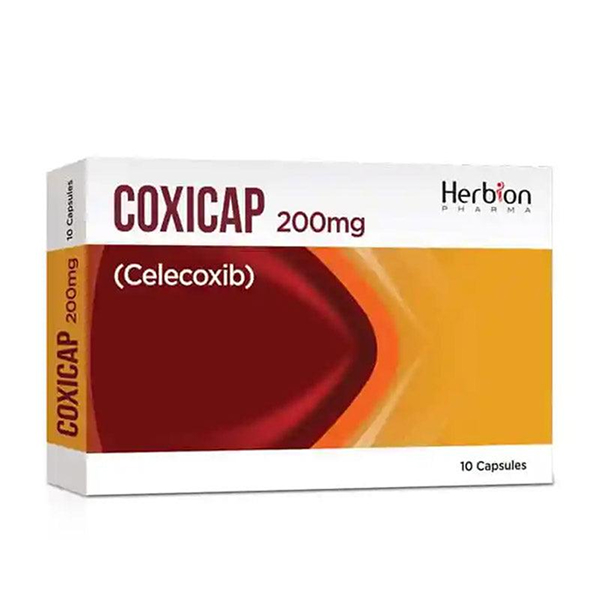 Coxicap Capsules 200mg (1 Box = 1 Strip)(1 Strip = 10 Capsules)
