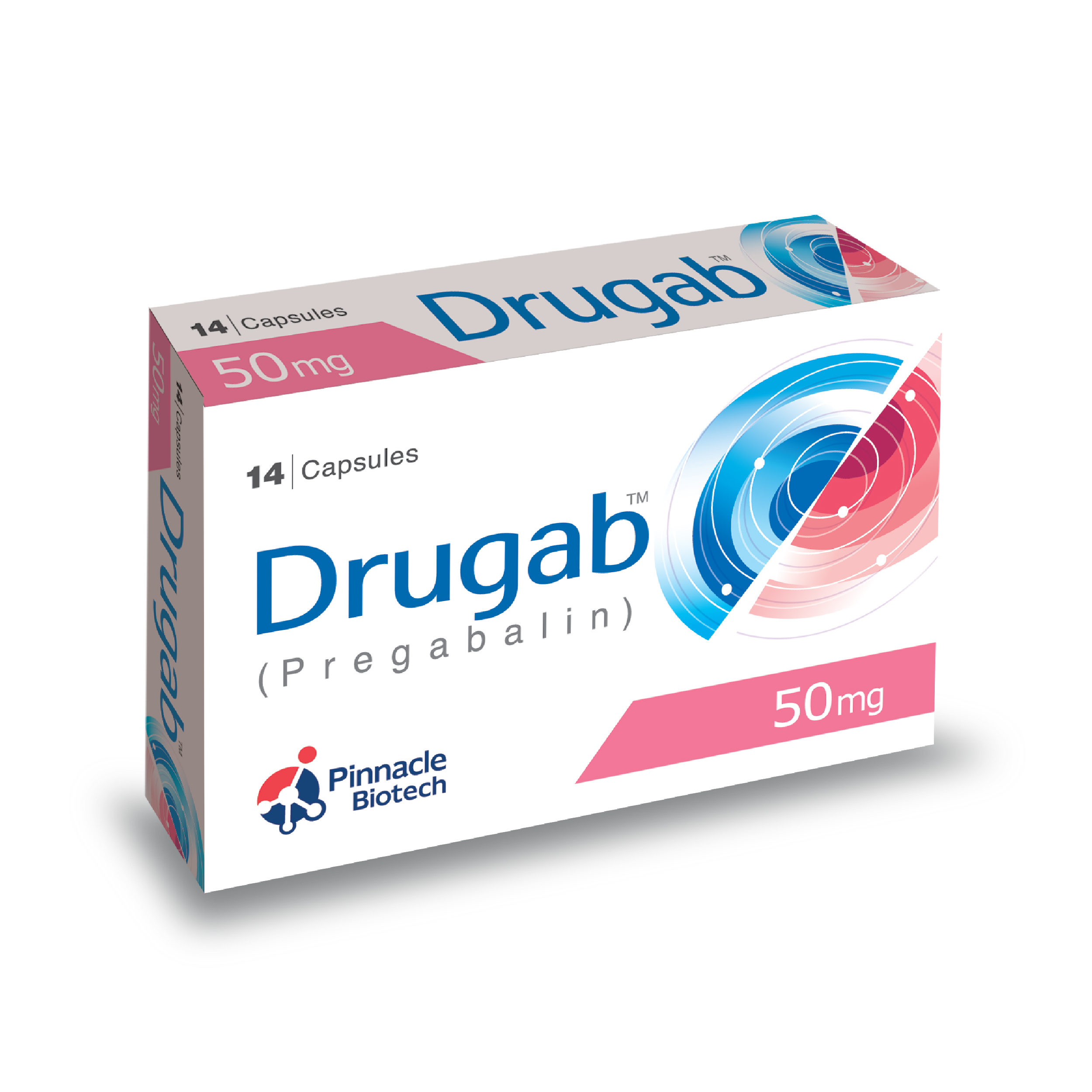 Drugab Capsules 50Mg (1 Box = 2 Strips) (1 Strip = 7 Tablets)