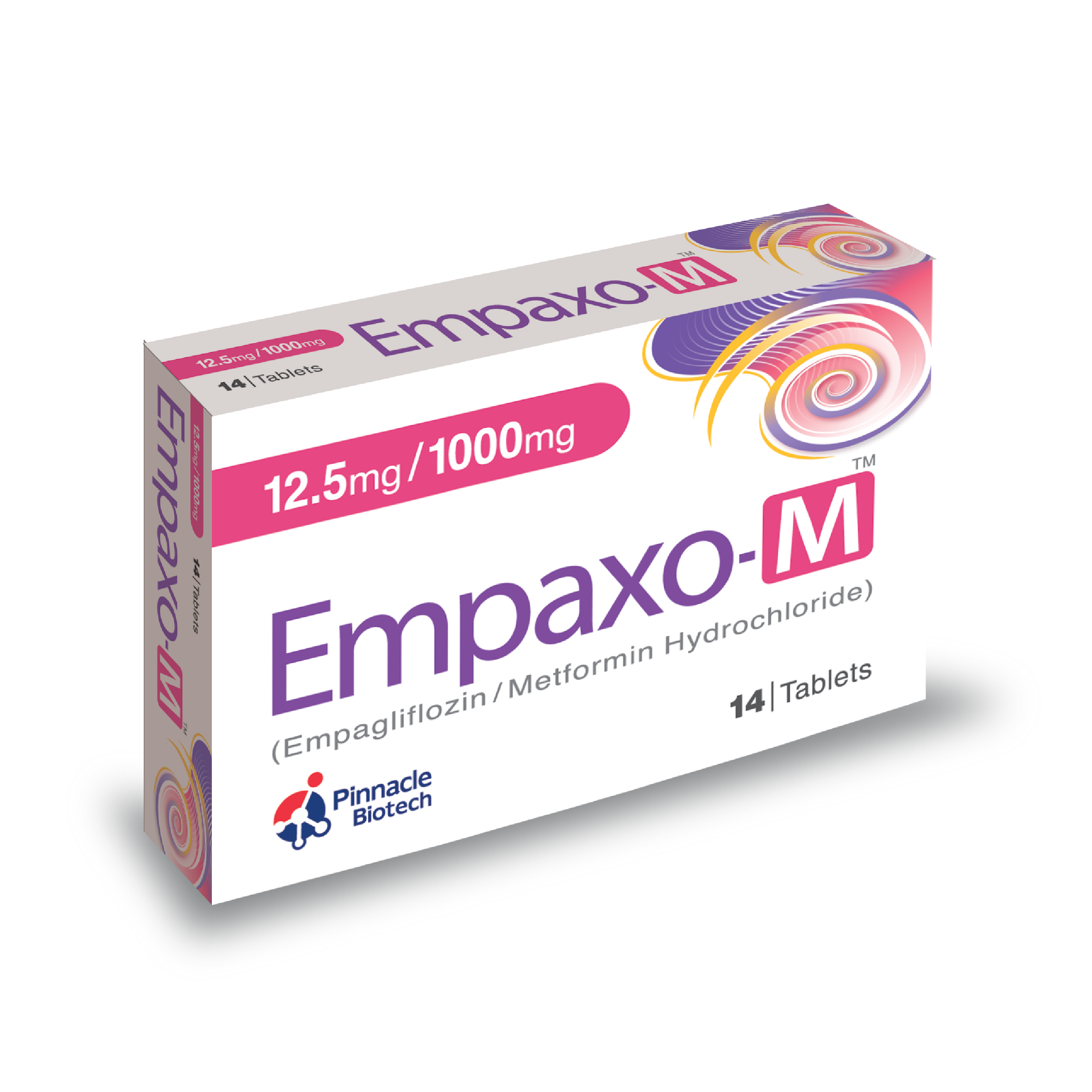 Empaxo- M Tablets 12.5mg/1000mg (1 Box = 2 Strips) (1 Strip = 7 Tablets)