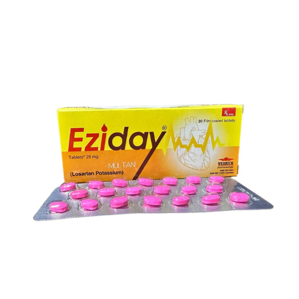 Eziday Tablets 25Mg (1 Box = 1 Strip)(1 Strip = 20 Tablets)
