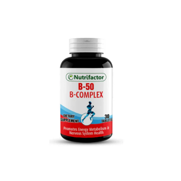 Nutrifactor B 50 (B-Complex) Tablets (1 Bottle = 30 Tablets)