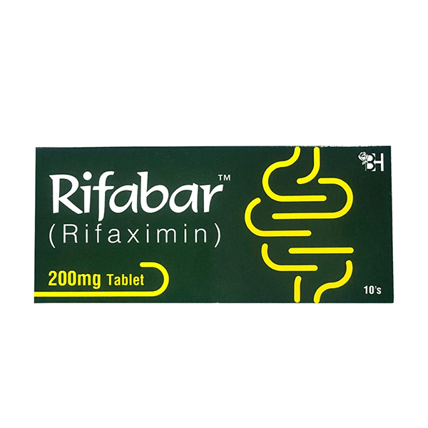Rifabar Tablets 200mg (1 Box = 1 Strip)(1 Strip = 10 Tablets)