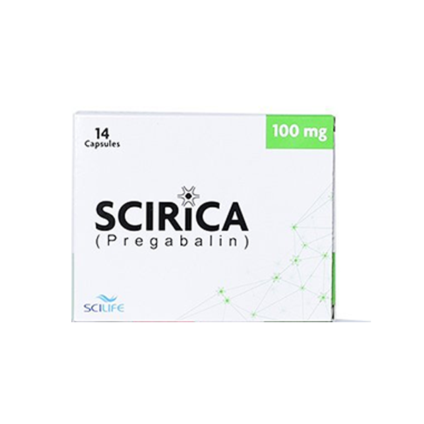 Scirica Capsules 100Mg (1 Box = 2 Strips) (1 Strip = 7 Tablets)