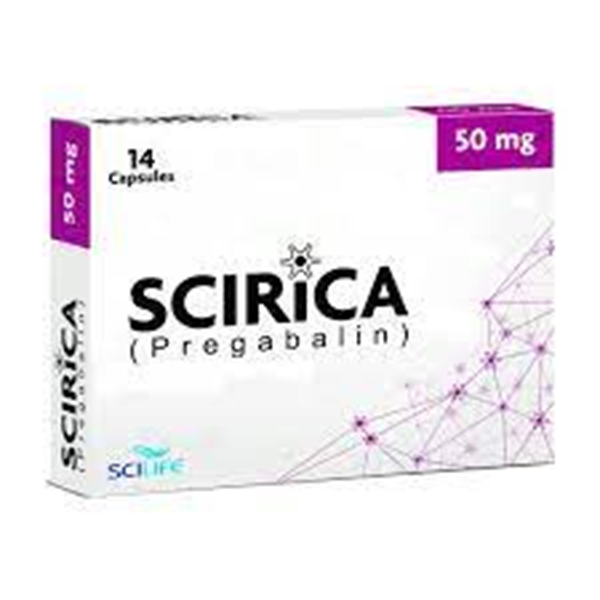 Scirica Capsules 50mg (1 Box = 2 Strips) (1 Strip = 7 Tablets)