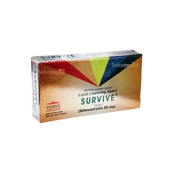 Survive Tablets 20Mg (1 Box = 1 Strip)(1 Strip = 10 Tablets)