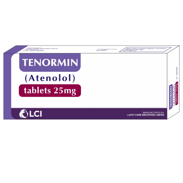 Tenormin Tablets 25Mg (1 Box = 1 Strip)(1 Strip = 21 Tablets)
