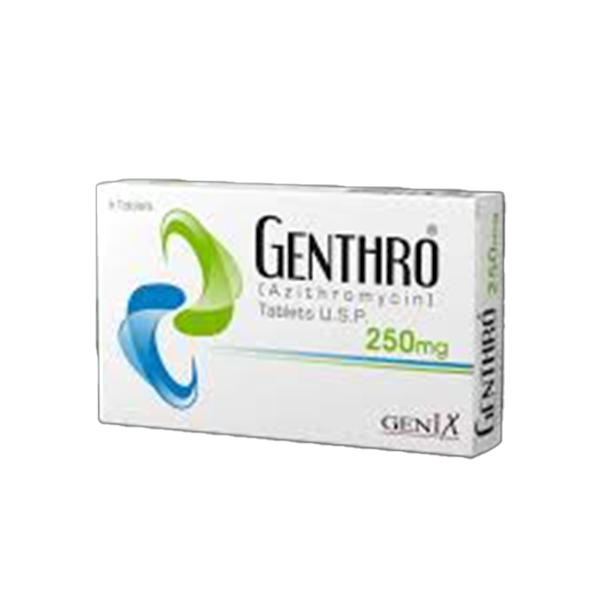 genthro Tablets 250mg (1 Strip = 3 Tablets)