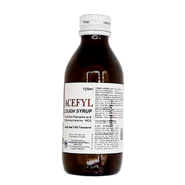 Acefyl Cough Syrup 125Ml Buy Online at DVAGO®