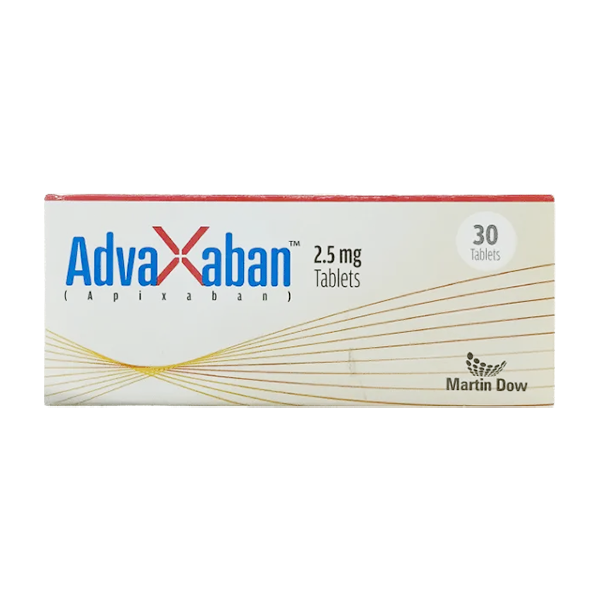 Advaxaban Tablets 2.5mg (1 Box = 3 Strips) (1 Strip = 10 Tablets)
