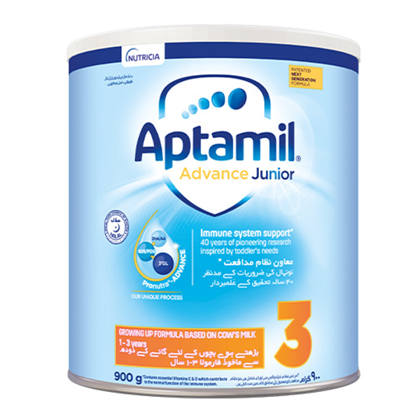 Aptamil Advance Junior 3 - Next Generation Growing Up Formula Milk Powder 900G