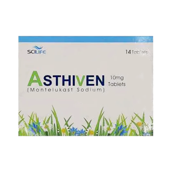 Asthiven Tablets 10Mg (1 Box = 1 Strip)(1 Strip = 14 Tablets)