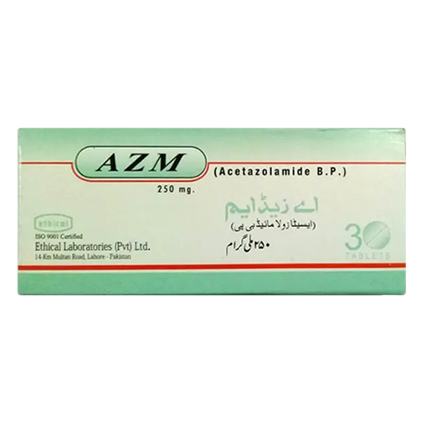 AZM Tablets 250mg (1 Box = 3 Strips) (1 Strip = 10 Tablets)
