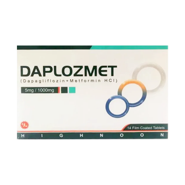 Daplozmet Tablets 5mg/1000mg (1 Box = 2 Strips) (1 Strip = 7 Tablets)