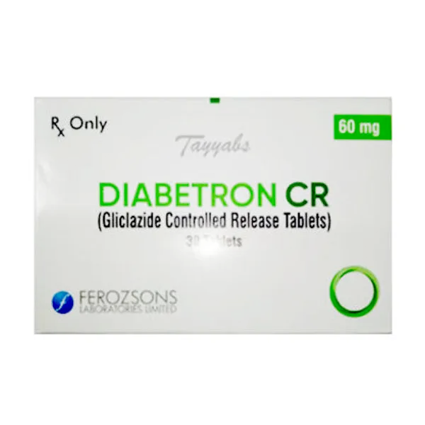 Diabetron Cr Tablets 60mg (1 Box = 30 Tablets)