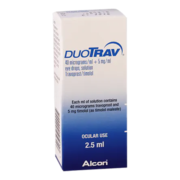 DUOTRAV 2.5ML EYE DROP 1S
