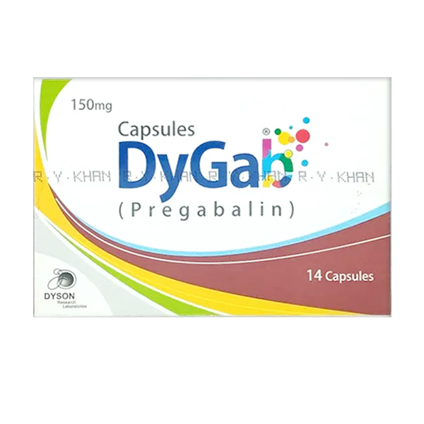 Dynagab Capsules 150mg  (1 Box = 1 Strip)(1 Strip = 14 Capsules)