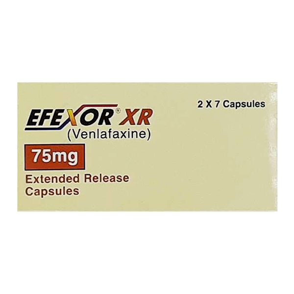 Efexor Xr Capsules 75Mg (1 Strip = 7 Capsules)