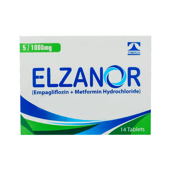 Elzanor Tablets 5/1000mg (1 Box = 1 Strip)(1 Strip = 14 Tablets)