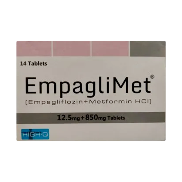 Empaglimet Tablets 12.5mg+850mg (1 Box = 2 Strips) (1 Strip = 7 Tablets)
