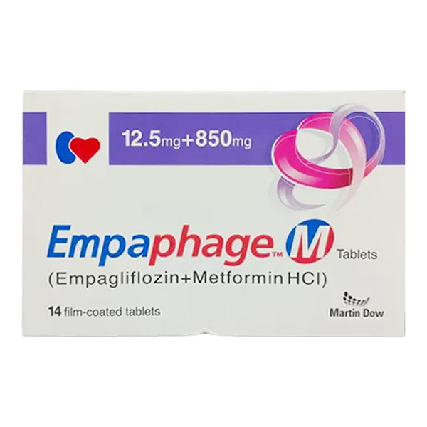 Empaphage-M Tablets 5mg/850mg (1 Strip = 7 Tablets)