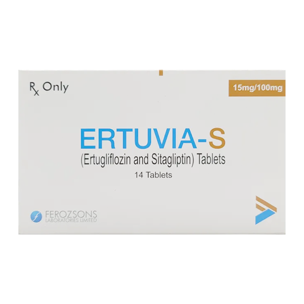 Ertuvia-S Tablets 15mg/100mg (1 Box = 2 Strips) (1 Strip = 7 Tablets)