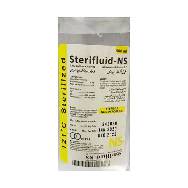 Sterifluid -NS Infusion.