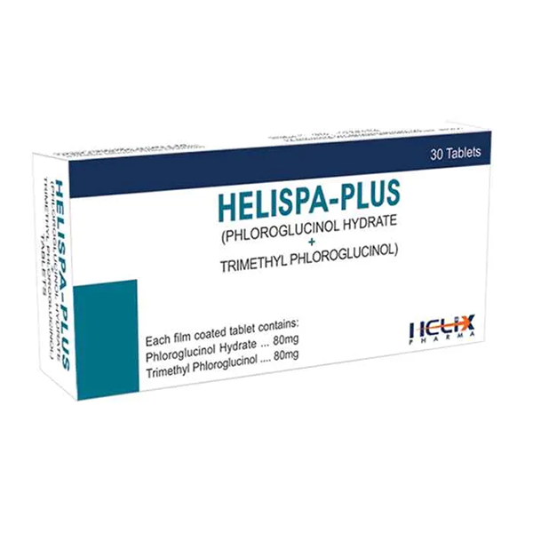 Helispa-Plus Tablets 80Mg/80Mg (1 Strip = 10 Tablets)