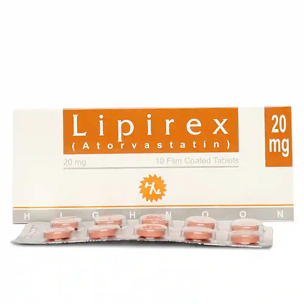 Lipirex Tablets 20mg  (1 Strip = 10 Tablets)