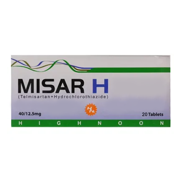 Misar-H Tablets 40/12.5mg (1 Box = 2 Strips) (1 Strip = 10 Tablets)