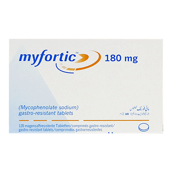 Myfortic Tablets 180mg (1 Strip = 10 Tablets)