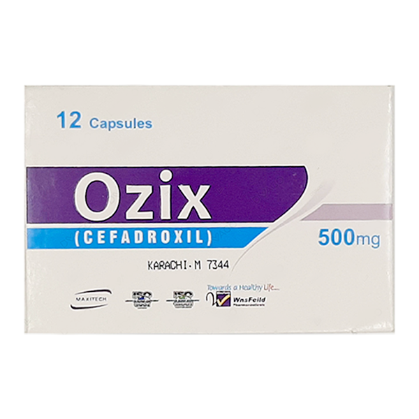 Ozix Capsules 500mg (1 Box = 12 Capsules)