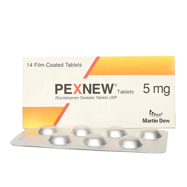 Pexnew Tablets 5mg (1 Box = 2 Strips) (1 Strip = 7 Tablets)