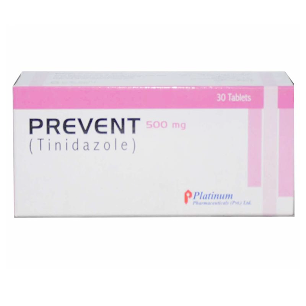 Prevent Tablets 500mg (1 Box = 3 Strips) (1 Strip = 10 Tablets)