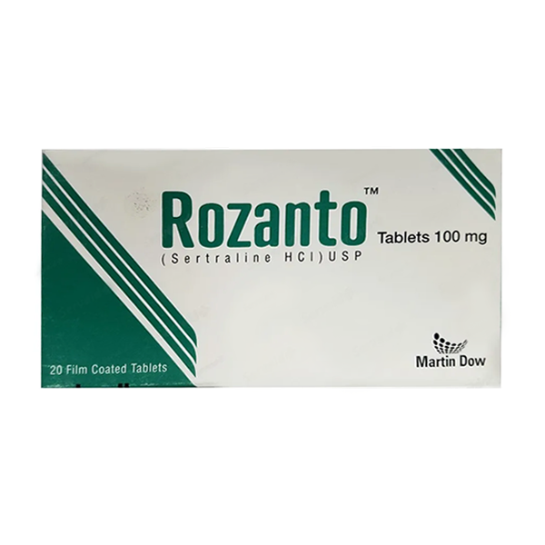 Rozanto Tablets 100mg (1 Box = 2 Strips) (1 Strip = 10 Tablets)