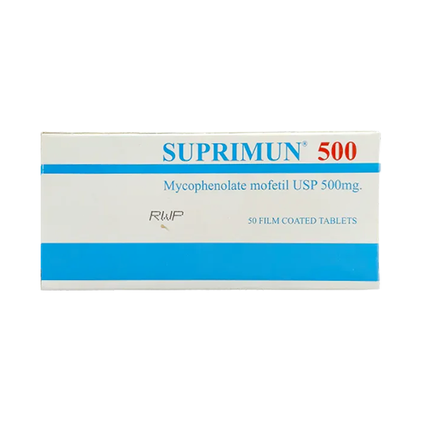 Suprimum Tablets 500mg (1 Box = 5 Strips) (1 Strip = 10 Tablets)